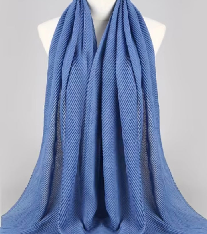 Viscose Cotton Pleated